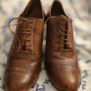 Cole Haan Brown Leather Women's Oxfords